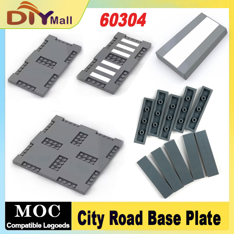 Lego Set City - MOC City Road Set di piastre