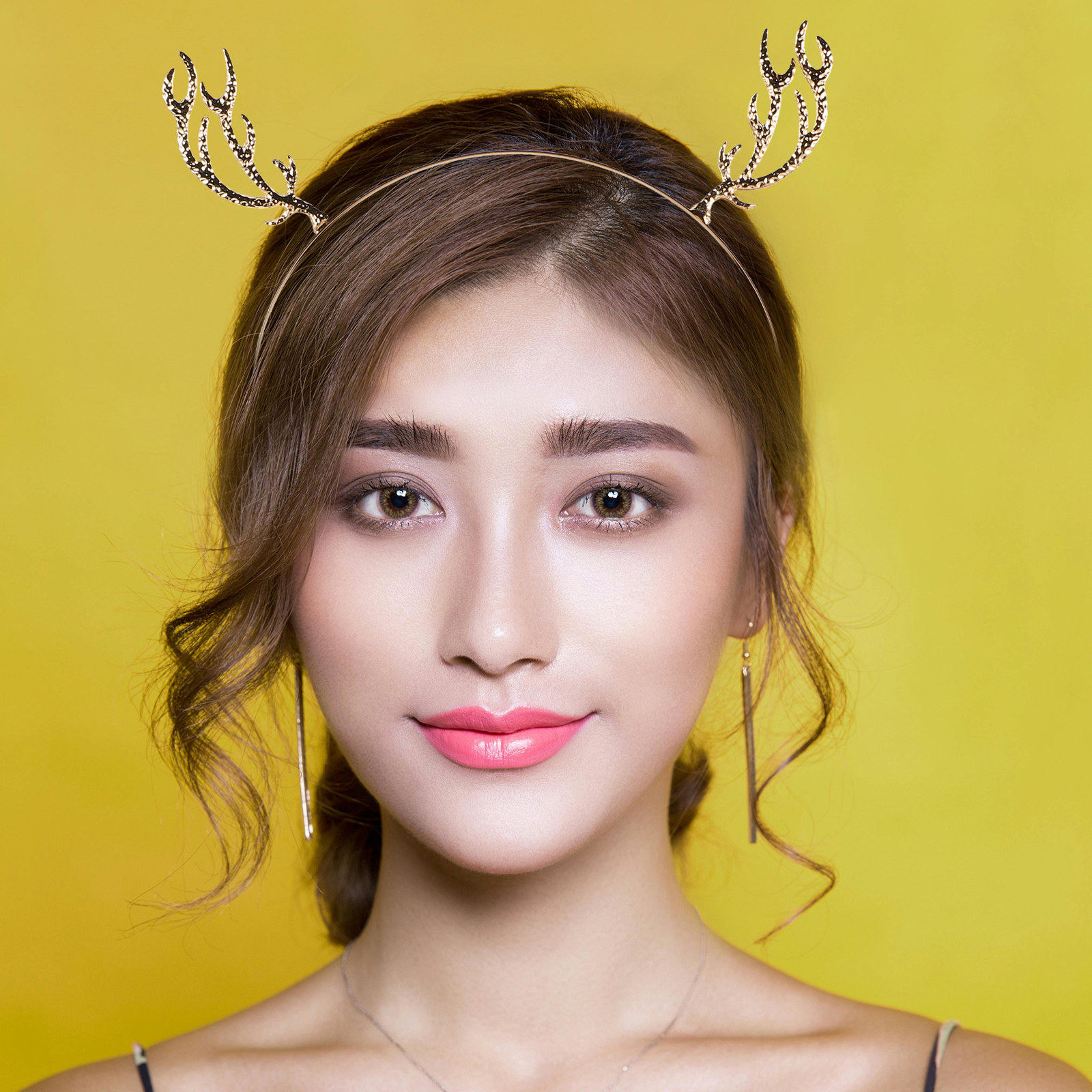Reindeer Antlers Headband - Cerchietto per capelli con corna di