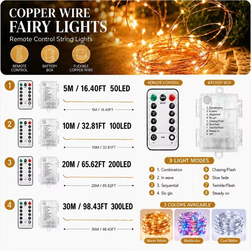Catena di luci decorative a LE - Led Fairy String Lights recensione e prezzo