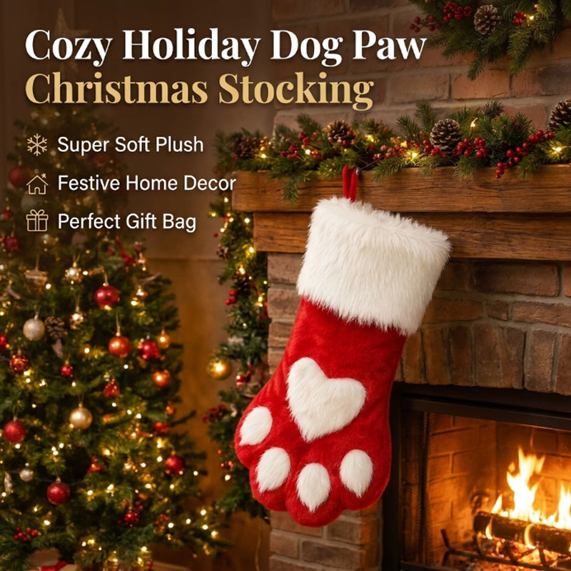 Calza di Natale in peluche a f - Christmas Stocking Hanging recensione e prezzo